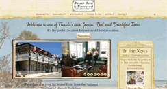 Desktop Screenshot of islandhotel-cedarkey.com